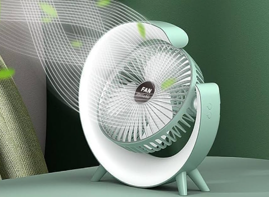 VENTILADOR G RECARGABLE CON LUZ